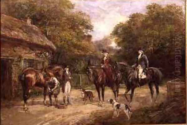 Halt at the Blacksmiths - view 1