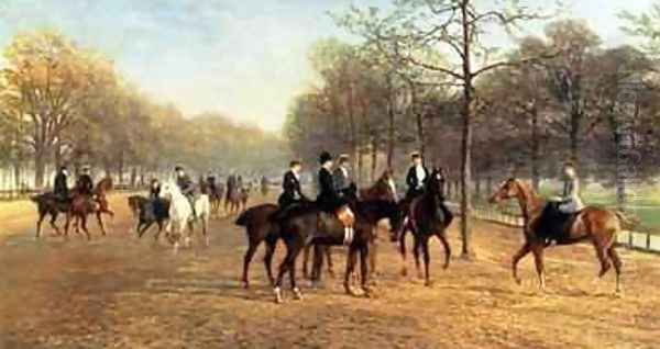 The Morning Ride Rotten Row Hyde Park - view 1