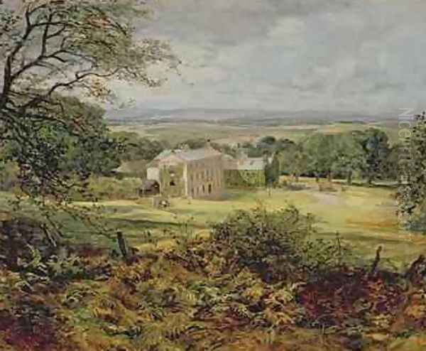 English landscape with a house - view 1