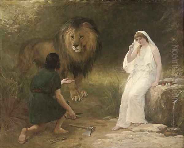 Una and the Lion - view 1
