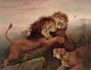 A challenge to the king by Heywood Hardy