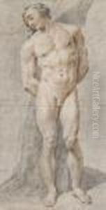 Academie D'homme ; Etude Pour Un Saint Sebastien