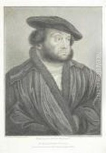 Portrait Of Hans Holbein by Francesco Bartolozzi