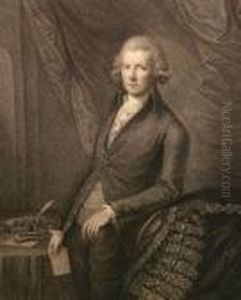 William Pitt, 
Standing, 
Holding A Letter