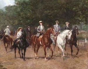 The Morning Ride 4 by Heywood Hardy