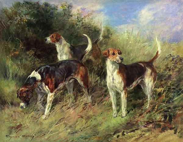 Dandy, Nigel and Sapphire - North Shropshire Foxhounds - view 1