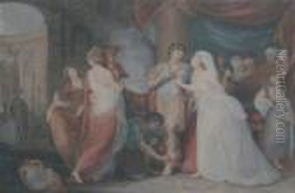 'to The Corporation And 
Inhabitants Of The Borough Of Liverpool This Plate Of Antony And 
Cleopatra Is Respectfully Dedicated By Their Much Obliged And Obedient 
Humble Servant William Martin'. - view 1