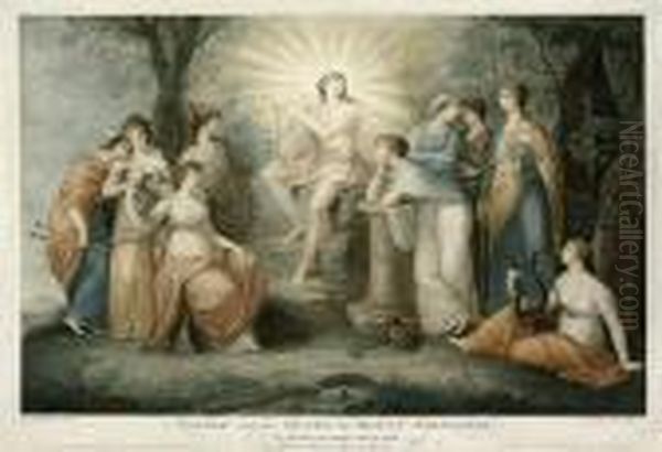 Apollo And The Muses On Mount Parnassus - view 1
