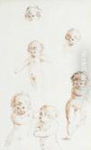Studies Of Putti by Francesco Bartolozzi