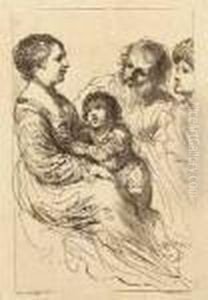 Sacra Famiglia by Francesco Bartolozzi