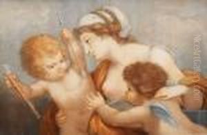 After. [cupid Refusing Love To Desire] by Francesco Bartolozzi