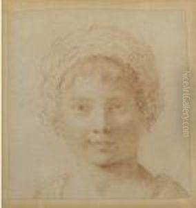 Portrait Of A Young Girl, Bust Length by Francesco Bartolozzi