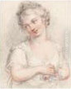 Portrait Of A Lady by Francesco Bartolozzi