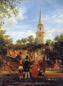 A Chat after Meeting by Edward Lamson Henry