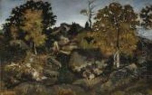 Rochers En Foret De Fontainebleau