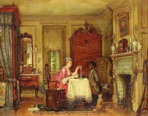 Drafting the Letter by Edward Lamson Henry