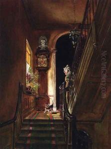 Interior at Petworth by Edward Lamson Henry