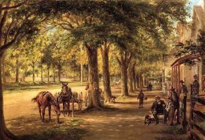 The Village Street by Edward Lamson Henry
