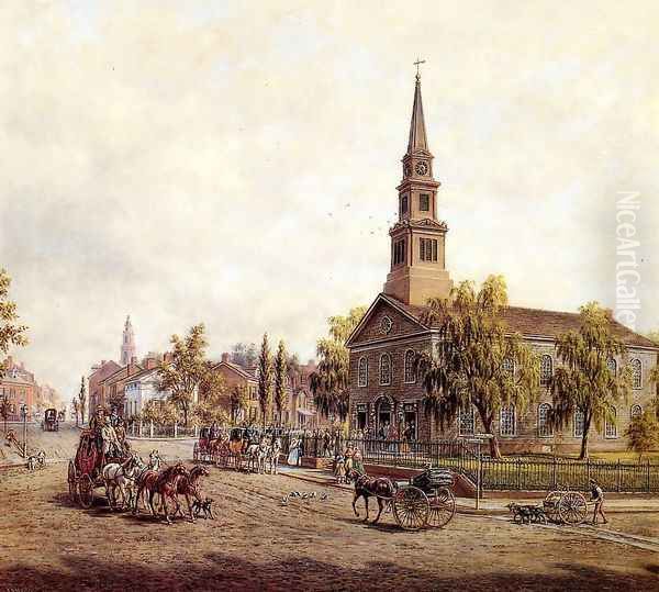 St. Mark's in the Bowery in the Early Forties - view 1