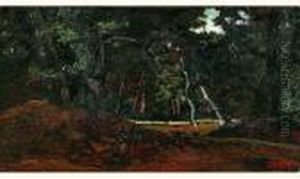 La Foret De Fontainebleau by Antoine-louis Barye