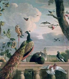 Palace of Amsterdam with Exotic Birds