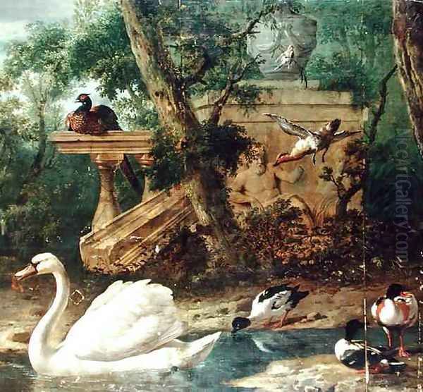 Birds in a Garden - view 1