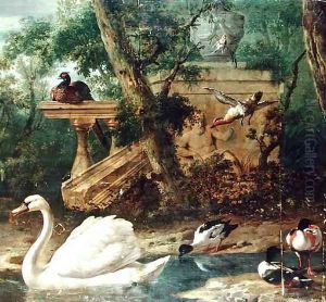 Birds in a Garden