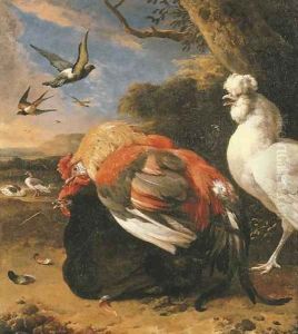 Coupling chickens in a landscape