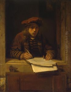 Self-Portrait by Samuel Van Hoogstraten