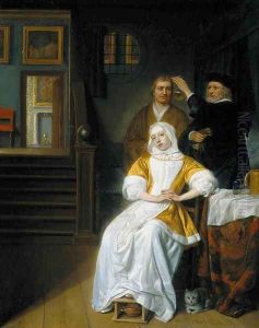 The Anaemic Lady by Samuel Van Hoogstraten