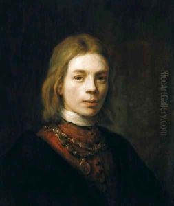 Self Portrait 1645 by Samuel Van Hoogstraten