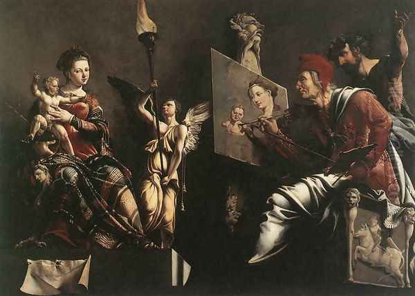 St Luke Painting the Virgin and Child 1532 - view 1