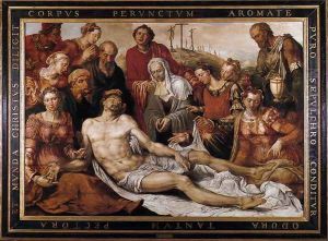 Lamentation on the Dead Christ 1566 by Maerten van Heemskerck