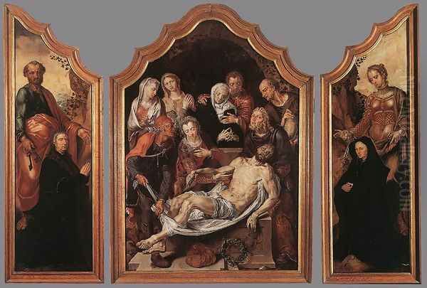 Triptych of the Entombment 1559-60 - view 1