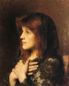Contemplation 2 by Alexei Alexeivich Harlamoff