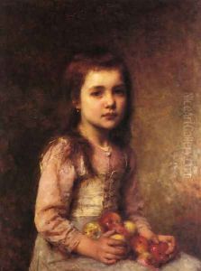 Portrait of a Young Girl with Apples