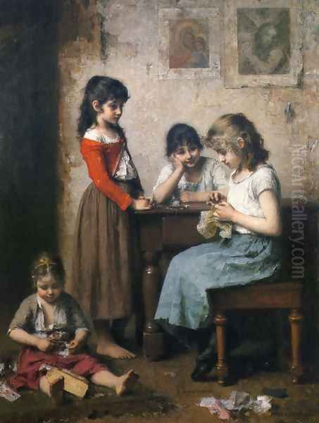 The Young Seamstress - view 1