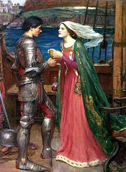 Tristan And Isolde Sharing The Potion - view 1