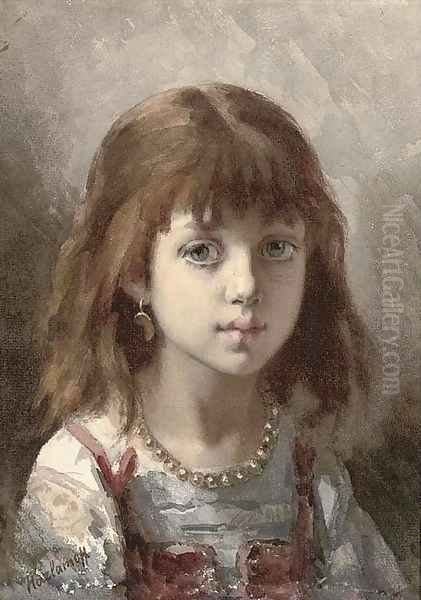 Portrait of the artist's daughter - view 1