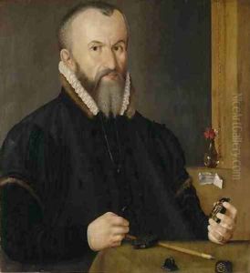 Portrait of a Nuremberger Goldsmith by Hans Hoffmann