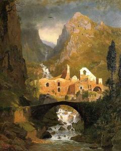 Valle dei Molini - Amalfi by William Stanley Haseltine
