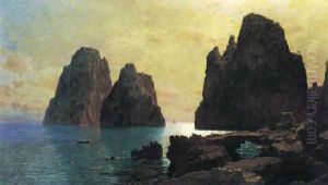 The Faraglioni Rocks by William Stanley Haseltine