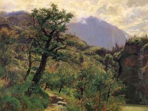Schwyz near Brunnen by William Stanley Haseltine