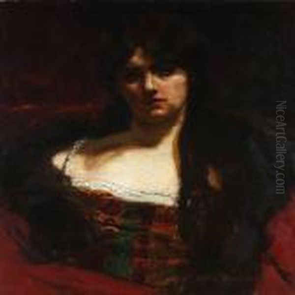 Portrait Of A Dark-haired Beauty - view 1
