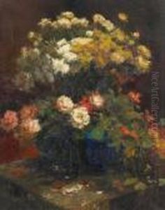 Bouquet De Fleurs by Alfred Bastien