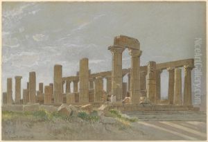 Girgenti (The Temple of Juno Lacinia at Agrigentum) by William Stanley Haseltine