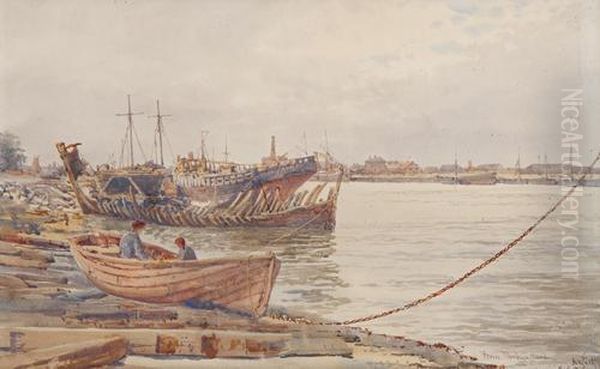 'gorleston From Darby's Hard, Aug. 1897' - view 1