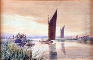 After The Rain Entering Barton Broad by Stephen John Batchelder