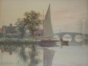 A Wherry On The Broads by Stephen John Batchelder