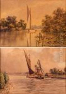 Pair Of Watercolours